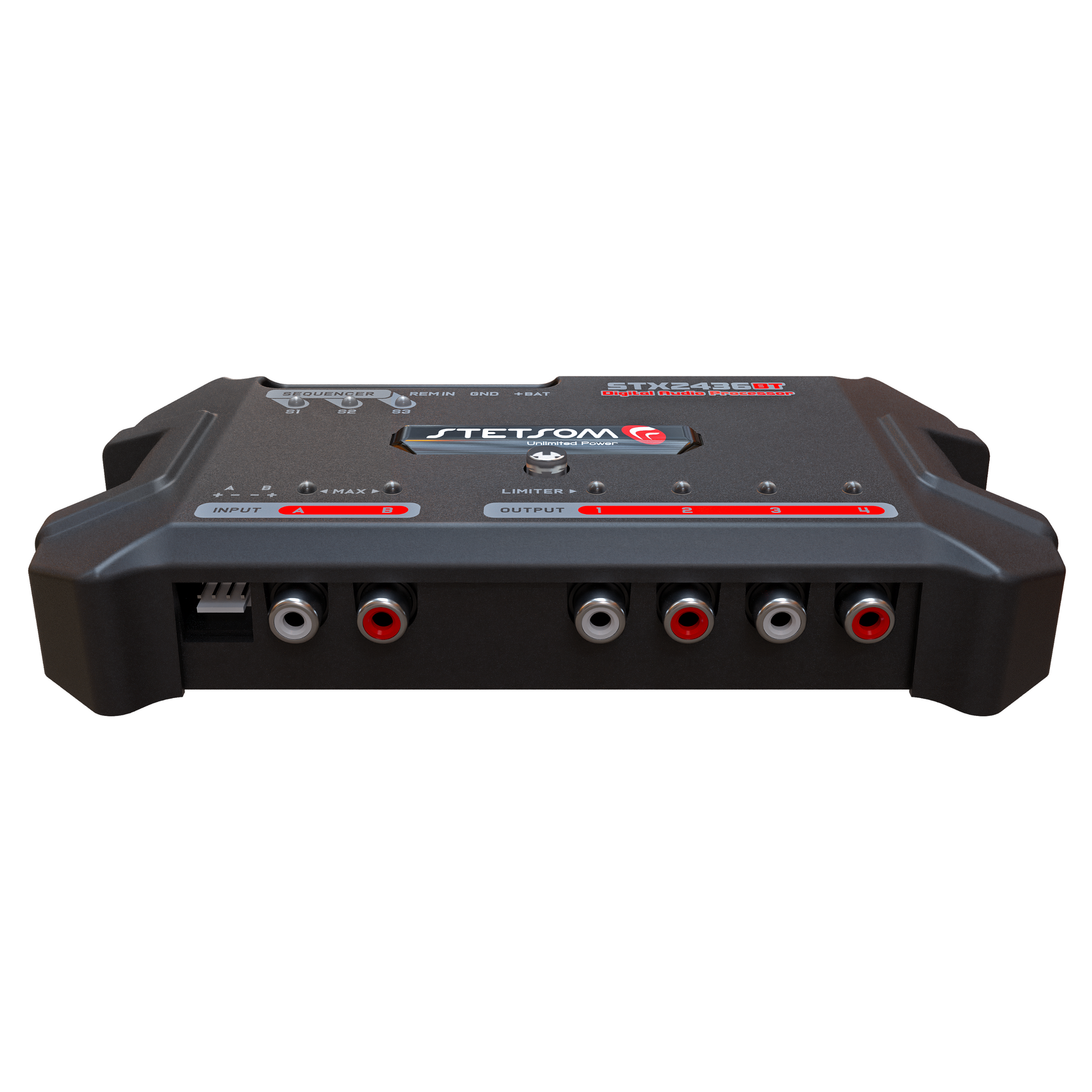 Stetsom STX 2436 Bluetooth DSP Crossover & Equalizer 4 Output Channel Full Digital Signal Processor